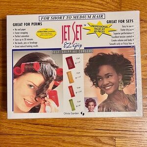 Olivia Garden Vintage 2003 Jet Set EZ Grip Self-Gripping Curlers